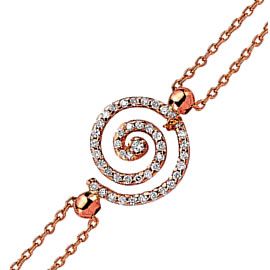 Lava Pırlanta Bileklik Rose Gold