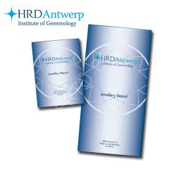 0.22 Karat Tektaş Pırlanta Yüzük HRD Sertifikalı F Renk