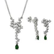 Zümrütlü pırlanta set by almira dizayn