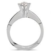 0.50 Karat G Renk VS2 Berraklık GIA Sertifikalı Tektaş Pırlanta Yüzük