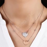 Sevgiliye Özel Tasarım Kalp Pırlanta Kolye