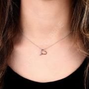 0.18 Karat Kalbim Pırlanta Kolye by Hira