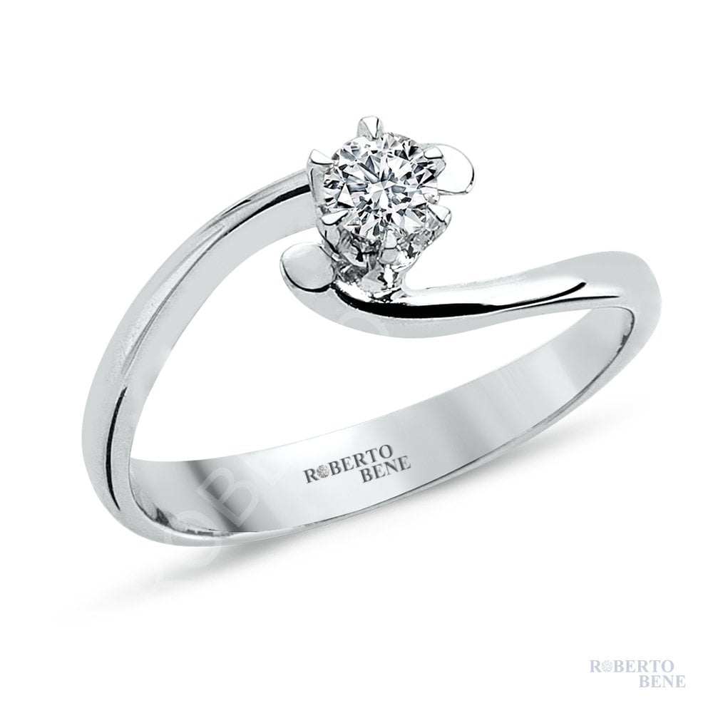 0.19 Karat Lovely Tektaş Pırlanta Yüzük F Renk