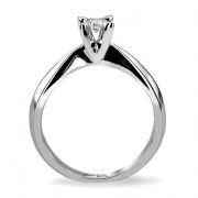 0.19 Karat F Renk VS2 Berraklık Tektaş Pırlanta Yüzük