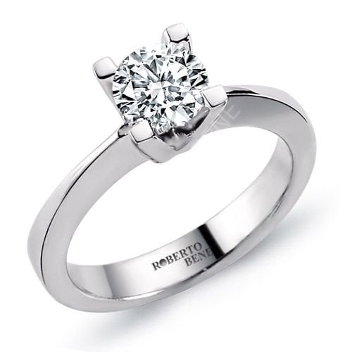 0,80 ct. F Renk SI Berraklık HRD Sertifikalı Pırlanta Tektaş Yüzük