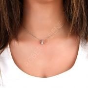 Tektaş Efektli Damla Pırlanta Set