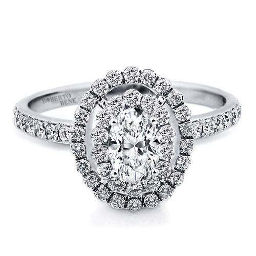 1.01 ct. G Colour VS Berraklık Özel Dizayn Oval Tektaş Pırlanta Yüzük