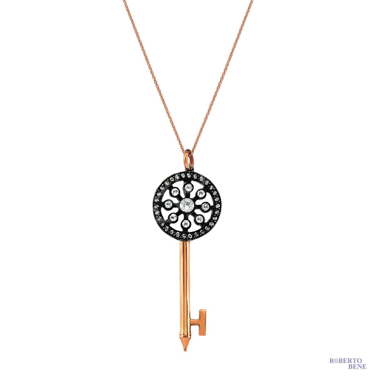 Elmas Anahtar Kolye 0.37 Ct