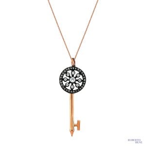 Elmas Anahtar Kolye 0.37 Ct