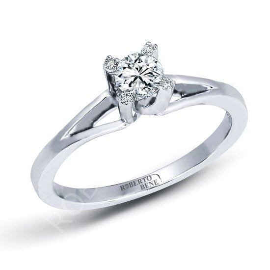 0.55 Karat G Renk SI Berraklık GIA Sertifikalı  Tektaş Pırlanta Yüzük